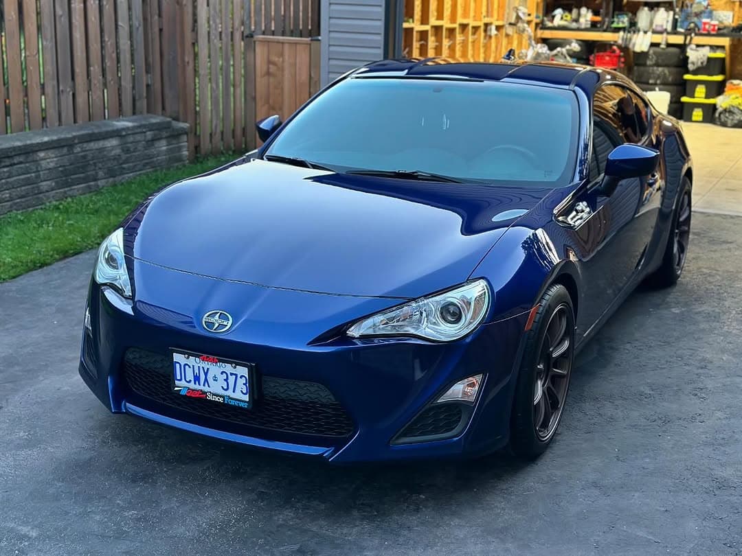 Blue Scion FR-S detailed inside and out